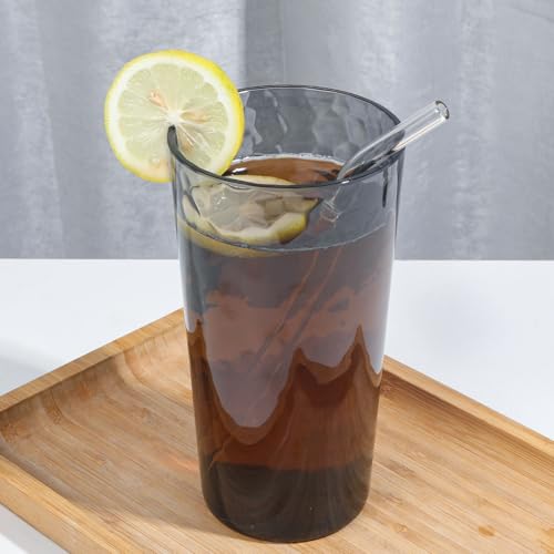 BPA-Free Plastic Tumblers 8 Pack (8x22oz) | Reusable Dishwasher Safe | Stackable Shatterproof Cups | Plastic Drinkware & Drinking Tumblers for Restaurant, Home, Party - color: Gray, size: 8-Pack