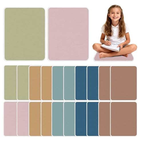 24Pcs Classroom Rug Seat,Classroom Square Mat 12.5 * 16.5in Back to School Classroom Square Mat, Classroom Suitable for Daycare Center Kindergarten Kids Room Classroom - color: Square-boho
