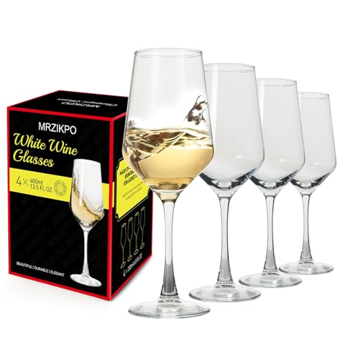 Wine Glasses Set of 4,13.5 oz/400ml Clear Red/White,Wine Glasses for Party, Wedding and Home,Premium Glasses Hand Blown,Long Stem,Daily Use. - size: Red Wine Glasses