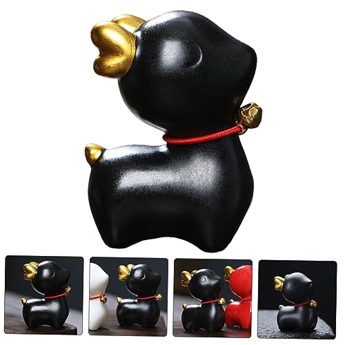 Alipis Animal Statue Decor Ceramic Craft Statue Ceramic Animal Adorns Desktop