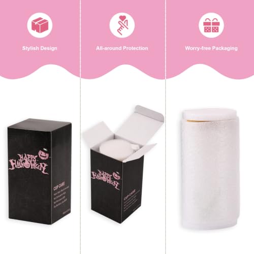 Halloween Ghost Gift for Women Pink Glass Cup with Lid and Straw | Fall Cute Ghost Iced Coffee Glass Tumbler Mug Goth Gifts for Halloween Party Girls Women Presents for Teens Stuff 16oz - style: Pink Ghost