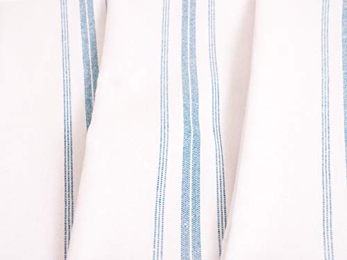 KAF Home Classic Farmhouse Stripe Kitchen Towels, Pure Cotton Dish Towels, Towel Dish Cloths for Cooking, Cleaning, and Dining, Set of 12, Teal - color: Teal