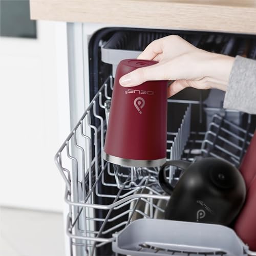 Ideus 20 oz Tumbler, Travel Coffee Mug with Splash Proof Sliding Lid, Double Wall Stainless Steel Vacuum Insulated Coffee Mug for Home and Office, Keep Beverages Hot or Cold, Blood Red - color: Blood Red