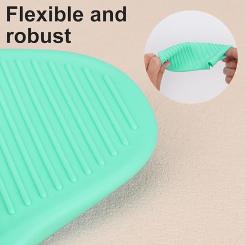 2 PCS Mini Silicone Oven Gloves Heat Resistant Cooking Pinch Mitts Potholder for Kitchen Cooking & Baking (Mint Green) - color: Mint Green