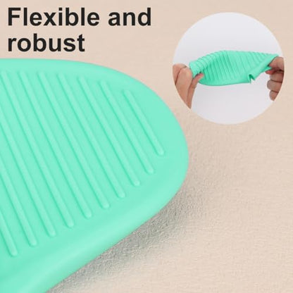 2 PCS Mini Silicone Oven Gloves Heat Resistant Cooking Pinch Mitts Potholder for Kitchen Cooking & Baking (Mint Green) - color: Mint Green