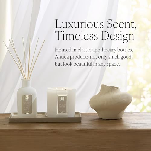 Antica Farmacista Home Ambiance Diffuser - Long-Lasting Reed Scent Diffuser - Luxury Room Freshener Gift - Damascena Rose, Orris & Oud, 8.45 fl oz