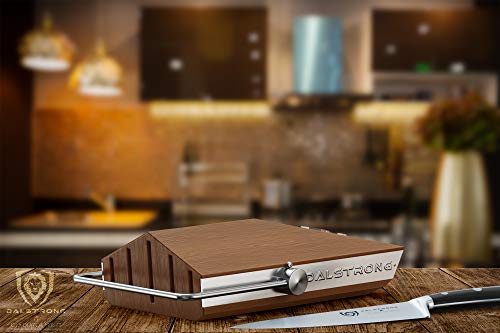 Dalstrong Knife Block Set - 5 Piece - Gladiator Series - with Modular, Multi-Level Block - German High Carbon Steel - Premium ABS Black Handles - NSF Certified - color: Black, size: 5-Pc