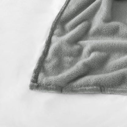 MOONLIGHT20015 Fleece Blanket 16 Pack - Super Soft Fuzzy Light Grey Throw Blanket for Couch and Sofa - Lightweight Luxury 400 GSM Microfiber Bed Blankets and Throws, 50 x 60 Inches (Throw/Travel) - color: Light Grey, size: Throw (Pack of 16)