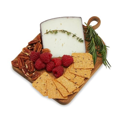 Twine Small Serving Board, Charcuterie Boards Accessories Appetizer Serving Tray, Small Cutting Board Acacia Wood Serving Tray Set of 1 - style: Small Acacia with Handle