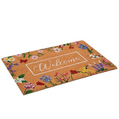 Calloway Mills Butterfly Garden Welcome Doormat 24 x 36 - color: Butterfly Garden Welcome, size: 2' x 3' (Rectangular)