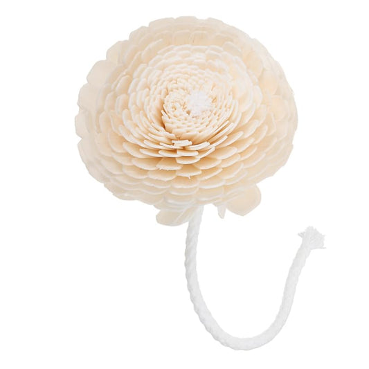 NOLITOY Diffuser Mixed Sola Flowers, Natural Material Cotton Reed Wood Flowers Decorative Refill Wood Diffuser with Rope