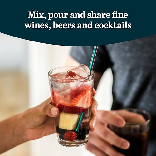 Libbey Bar Essentials Tumbler Glasses Set of 6, Modern Style 16 Oz Glass Set, Dishwasher Safe Tall Drinking Glasses Set for Wine, Beer, and Cocktail - color: Tumbler 6