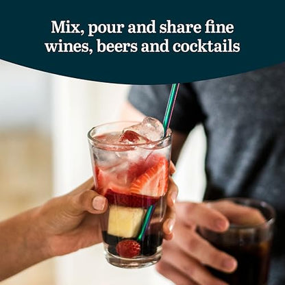 Libbey Bar Essentials Tumbler Glasses Set of 6, Modern Style 16 Oz Glass Set, Dishwasher Safe Tall Drinking Glasses Set for Wine, Beer, and Cocktail - color: Tumbler 6