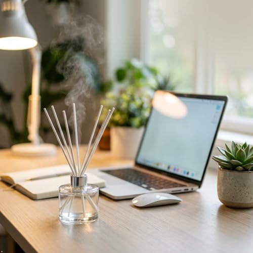 130Pcs Reed Diffuser Sticks-7.5Inch/3mm White Fiber Diffuser Sticks Essential Oil Aroma Diffuser Reeds Aroma Fragrance Refills (3mm X 19cm (130pcs)) - color: White Colors, size: 3mm x 19cm (130pcs)