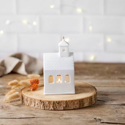 Räder Porcelain Village House Chapel 5.5"/14cm - Tealight Holder
