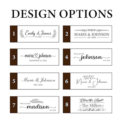 AWESOMETIK Luxury Personalized Acacia Wood & Marble Cheese Board – Custom Engraved Charcuterie Board with Knife Set – Bridal Shower & Housewarming Gift