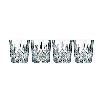 Marquis by Waterford Markham Double Old Fashion Set of 4, 11 oz, Clear