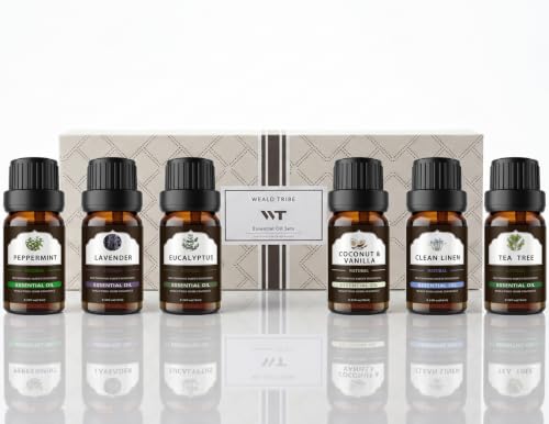 Essential Oils Set for Diffusers, Air Freshener, Aromatherapy | With Humidifiers, Home Fragrance, Candle Making Scents Gift Set