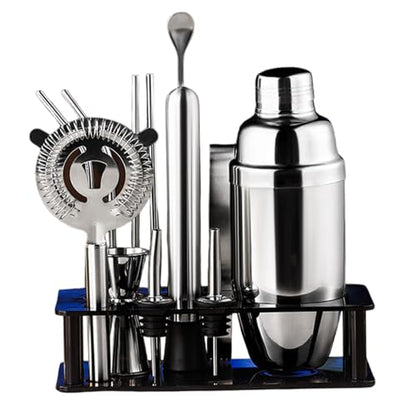 Professional Cocktail Shaker Stand, 8.7x4.1x2.4 Space-Saving Bar Tool Stand for Bartender Kit, Home, Party, Hotel & Restaurant Use
