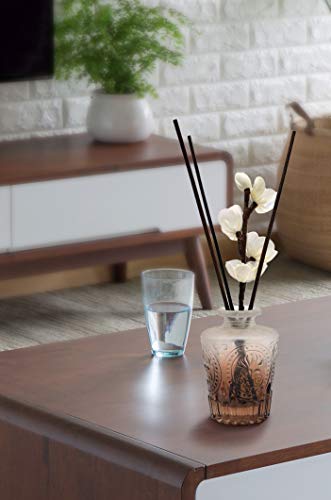 10inch Diffuser Replacement Sticks - 20 Pcs Aroma Reed Fragrance Sticks Refill for Home and Bathroom - Rattan Essential Oil Sticks for Scented Diffuser - color: White-20pcs