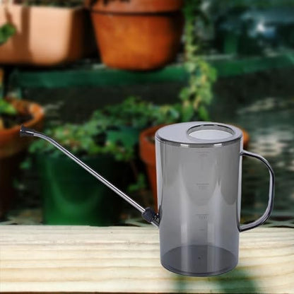 2000ml Indoor Watering Can Long Spout Plant Sprinkler Watering Pot Kettle Plant Watering Can for Plants House Plants Office, Gray - color: Gray