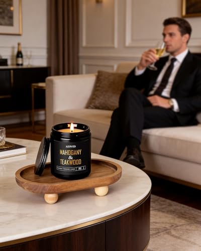 AOOVOO Scented Candles for Men - 6 Pack Candles for Home Scented | 42 oz Soy Wax, 300 Hour Long Lasting Candle, Aromatherapy Candle Birthday, Christmas, Valentine, Gift Set for Men - size: 42oz