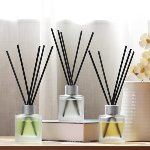 3-Pack Reed Diffuser Set, Linen/Citrus/Bamboo White Tea Scented Oil, Forest Aroma Essential Oils with Diffuser Sticks, Long Lasting Bathroom Air Freshener, Home Fragrance for Room Decor - size: 3 Packs/10 fl oz