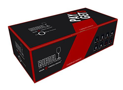 Riedel O Wine Tumbler Cabernet/Merlot Glass, Pay 6 Get 8