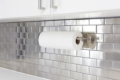 Paper Towel Holder Wall Mount - Under Cabinet Paper Towel Holders - Anti-Rust, Mounts On Wall or Cabinet, Vertically or Horizontally, Durable, Premium Elegant Design- Quick and Easy Installation | Anti-Rust, Mounts On Wall or Cabinet, Vertically or Horizo