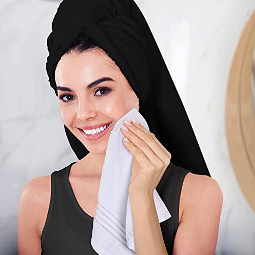 Utopia Towels 12 Pack Premium Wash Cloths, 12x12 in, 100% Cotton, White | Highly Absorbent Soft Feel Lightweight Washcloths - Premium Ring Spun Cotton, Ideal for Bathroom, Spa, Gym & Face - color: White