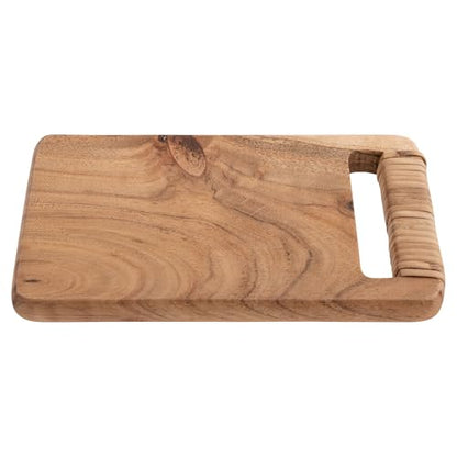 Karma, Acacia Wood Mini Cutting Board, Serving Board, Charcuterie Board, Mini - color: Wood, size: 7"L x 0.8"W
