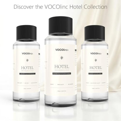 VOCOlinc Hotel Collection Diffuser Oil - Ritz-Carlton - Inspired by Luxury Five Star Hotel Lobby Scent Oil for Waterless Oil Diffusers, Luxurious Scents of Lemon, Bergamot, and Sea Breeze (4.06 OZ)