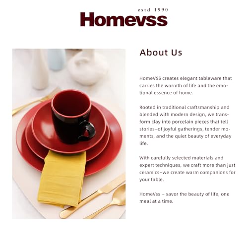 HomeVss Colors Life 12pc Dinnerware Set, Shiny Black and Matte Berry - color: Berry, size: 12pc Set