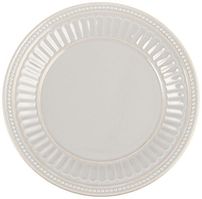 Lenox White French Perle Groove Dessert Plate, 1.13 LB - style: Dessert Plate