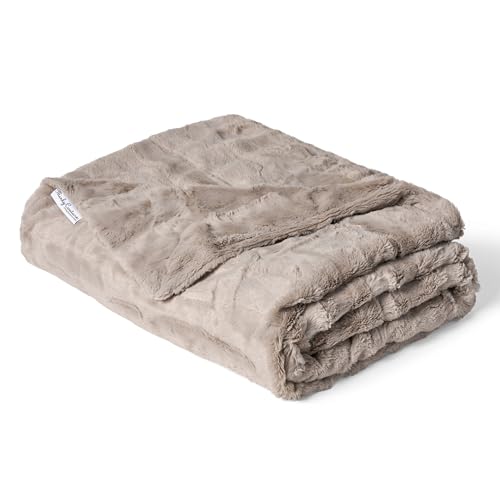 Ultra-Soft Sorbet Throw Blanket, Tranquil Dove, Monster | Silky Smooth Throw with Midweight, Breathable Fabric That's Machine Washable and Perfect for Holiday Gifting - color: Sorbet Tranquil Dove, size: Monster
