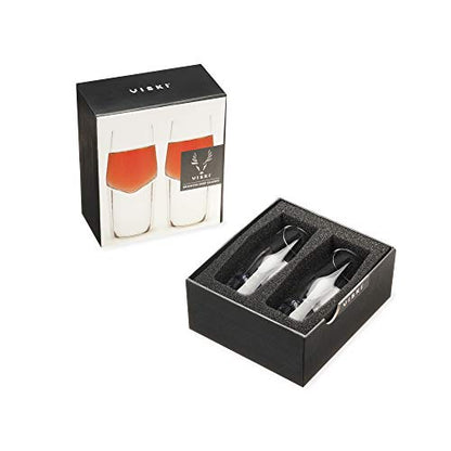 Viski Heavyweight Crystal Shot Glasses Set of 2 for Whiskey, Vodka, Tequila, 2 oz Handmade Home Bar Glasses Gift Set for Bachelor or Bachelorette Party, Groomsmen Gifts, Birthday & Wedding Gifts - style: Heavyweight Shot Glasses