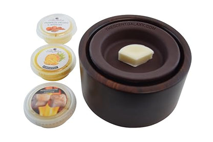 Premium Wax Melt Cups, 10 Pack, Multiple Scents Including Pineapple, Marshmallow Fireside, Balsam Cedar, Salted Caramel