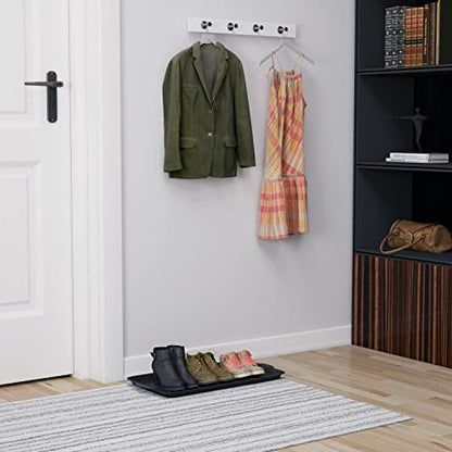 2 Pack Rubber Small Boot Tray for Entryway,Boot Mat,Shoe Tray,Shoe Mat for Indoor and Outdoor Use, 27.95"x 15.74" (Pack of 2) - size: 29.5"L x 15.7"W x 1.2"Th (Pack of 2)