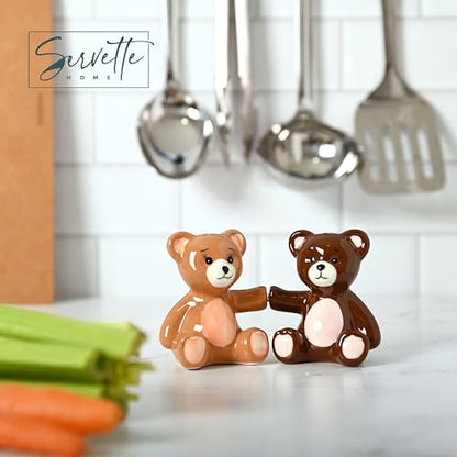 Salt Pepper Shakers Animals (Teddy Bears) - color: Teddy Bears