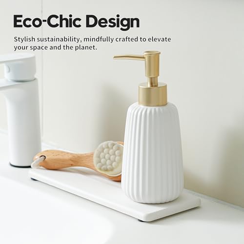 2 Pack Diatomite Stone Sink Tray, Water Absorbing Mat for Kitchen & Bathroom Counter, Quick Dry Soap Dish Makeup Vanity Caddy,Sponge Holder Organizer, White - 2pcs of 9"x 3.5" - color: 2 Pcs - White - 9"x 3.5"