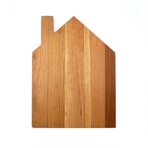 J.K. Adams Novelty House Cheese Board, 12" x 16" x .8", Cherry
