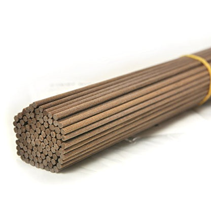 50 Pieces Fiber Reed Diffuser Replacement Refill Sticks for Aroma Fragrance (Brown, 10" x3mm) - color: Brown, size: 10"x3mm