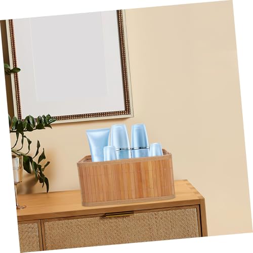 POPETPOP 3pcs Woven Wicker Storage Baskets Natural Material Nesting Bins for Bedroom Bathroom Laundry Room Kitchen Versatile Small Organizers