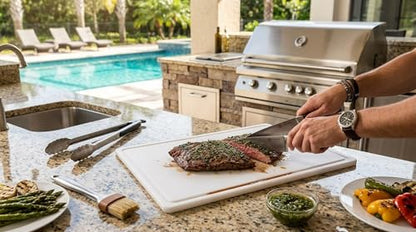 Farberware Cutting Board for Kitchen, Extra Large 15 x 20 Inch Plastic Cutting Board with Deep Juice Groove, Reversible, Dishwasher Safe, White - size: 20.1"L x 15"W