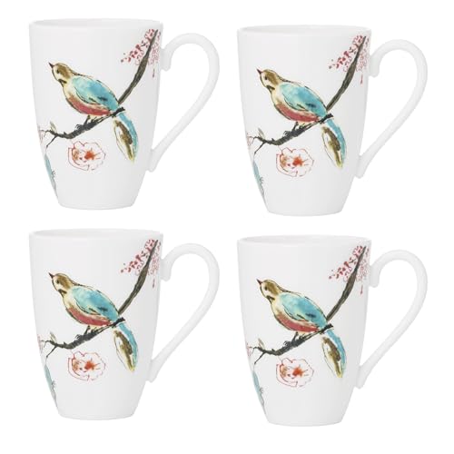Lenox 897261 Chirp Mugs, Set of 4 - style: Mugs, Set of 4