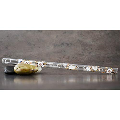 Hall Crystal Flute 22202 - Offset Glass Flute in D - Carolina - color: Carolina