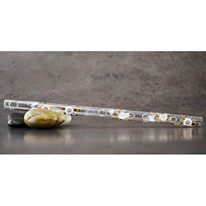 Hall Crystal Flute 22202 - Offset Glass Flute in D - Carolina - color: Carolina