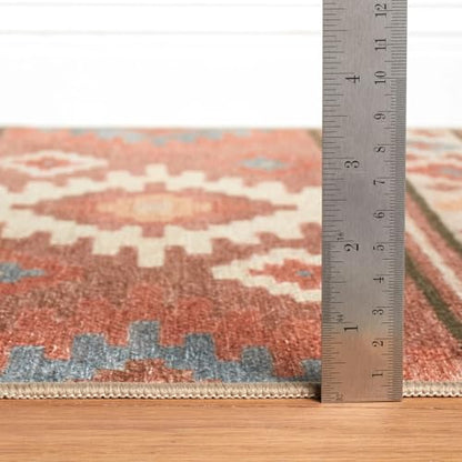 Dash & Albert Canyon Natural Geometric Washable Rug, 3'x5' - size: 3' x 5' (Rectangular)