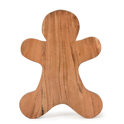 Sophia Art 100% Acacia Wooden Chopping Board, Butcher Block for Vegetables, Cafe and Restaurant, Serving Board,Charcuterie Board Cutting Board, Brown (Ginger Bread Board, 13.5"L x 10.75"W) - color: Ginger Bread Board, 15"L x 7"W