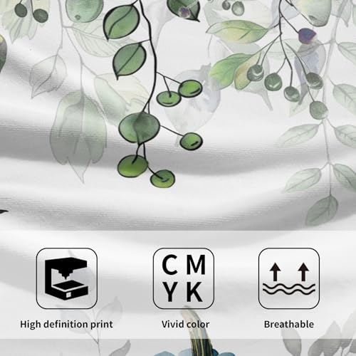 Imiss Autumn Leaves Hand Towels 14.4 x 28.3 Inch Set of 2 Blue Pumpkin Fall Thanksgiving Bathroom Towel Soft Absorbent Tea Towel Drying Baking Towels for Kitchen Hotel Spa Gym - color: Blue Pumpkin